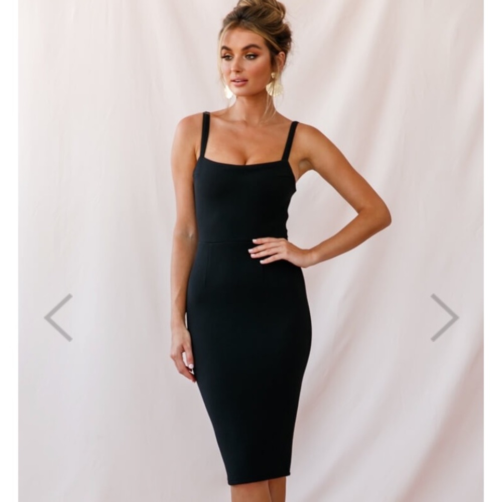 NWT Black Selfie Leslie dress
